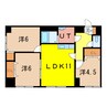 グランビューエーコー 3LDKの間取り