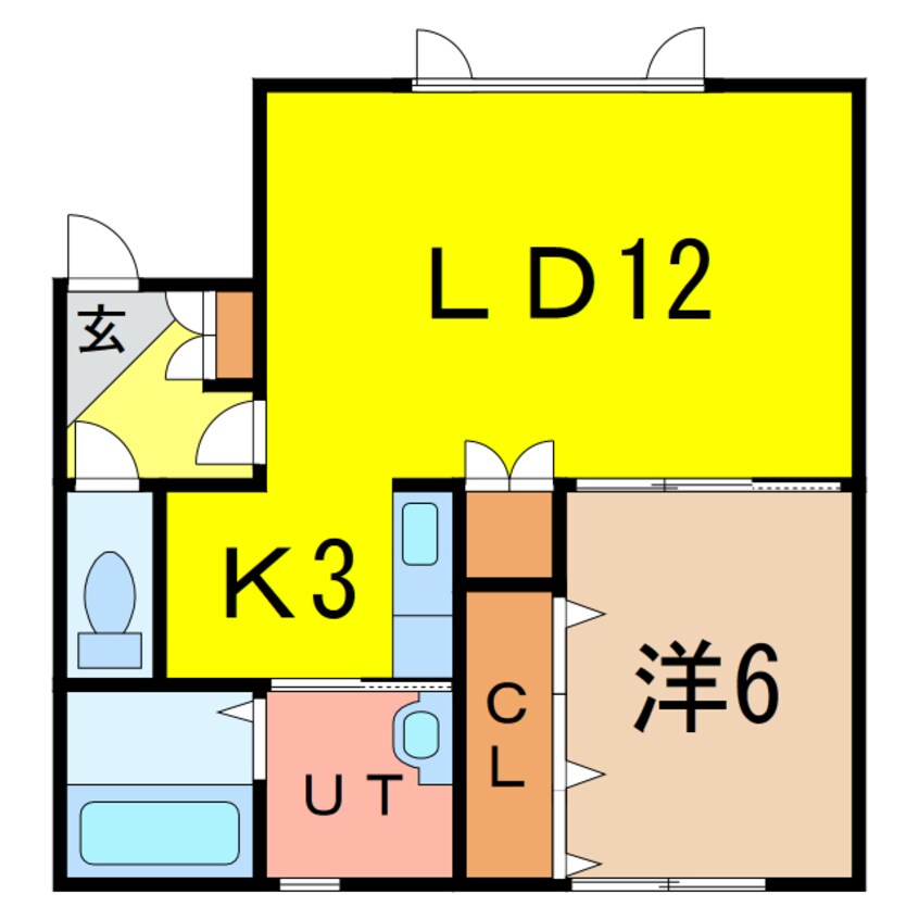 間取図 グランビュー神楽