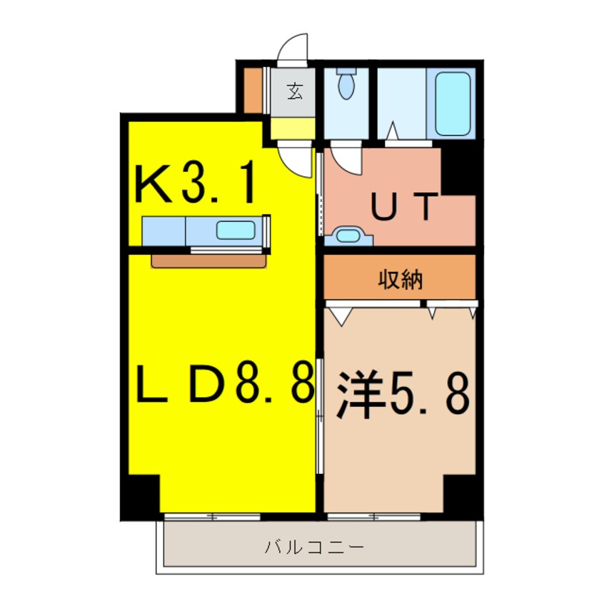 間取図 Le ciel常盤