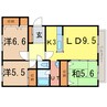 エスティ三番館1号館 3LDKの間取り