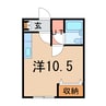 ロイヤルビル 1Rの間取り
