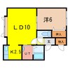 木夢　Ⅰ 1LDKの間取り