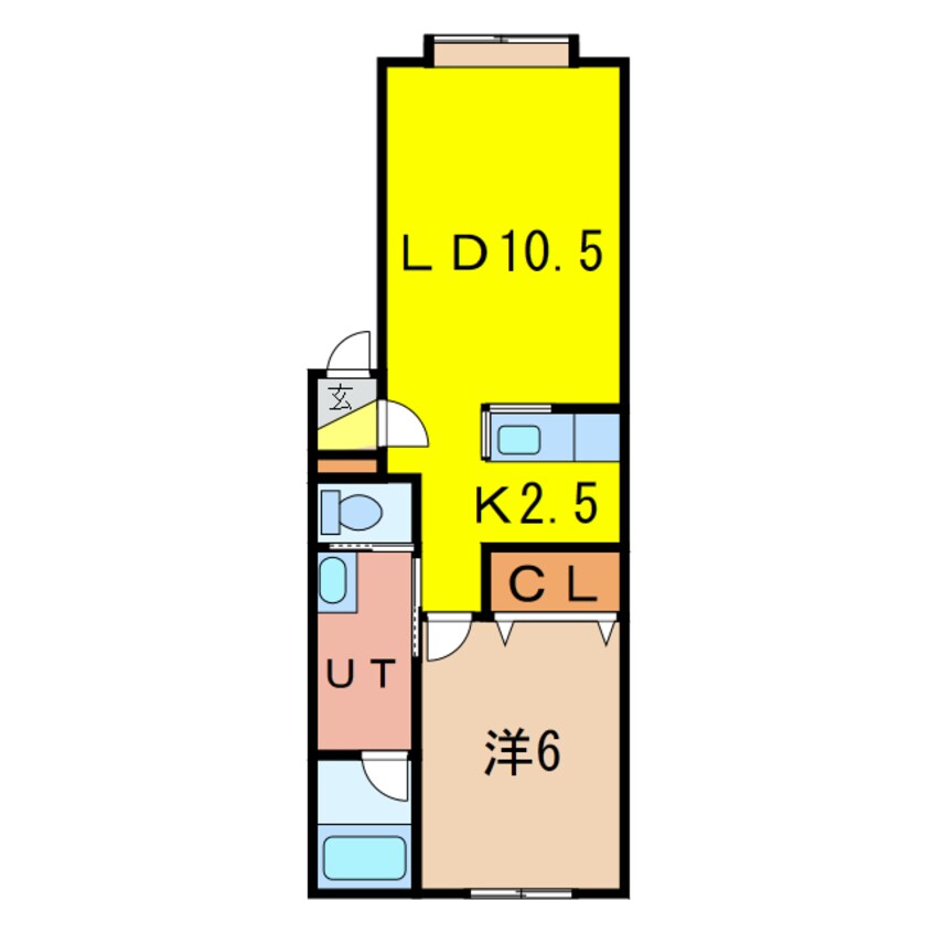 間取図 ツインクル旭町JIN