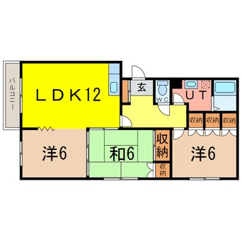 間取図 すみのい第1コーポ