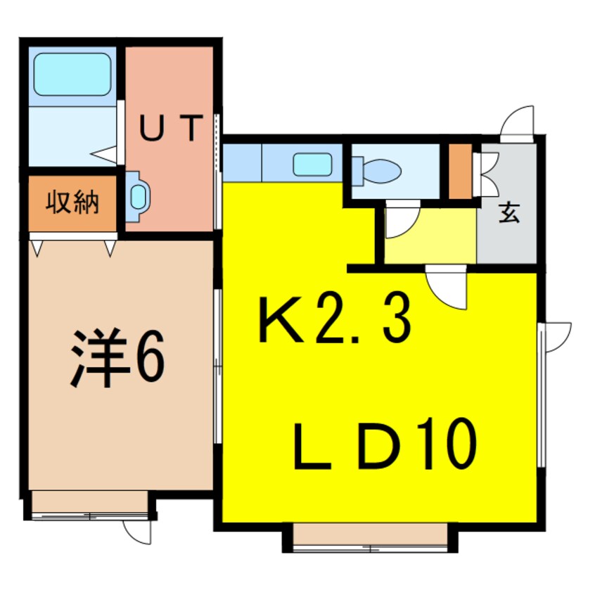 間取図 クラルテ