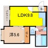 アートシャトーブライトネス 1LDKの間取り