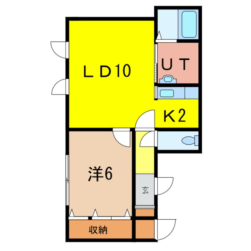 間取図 Ｌｅａｆ(神楽)