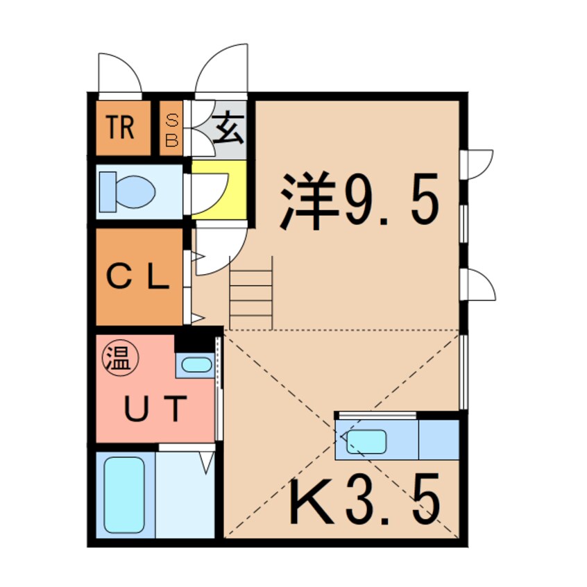 間取図 RADIA（ﾗﾃﾞｨｱ）