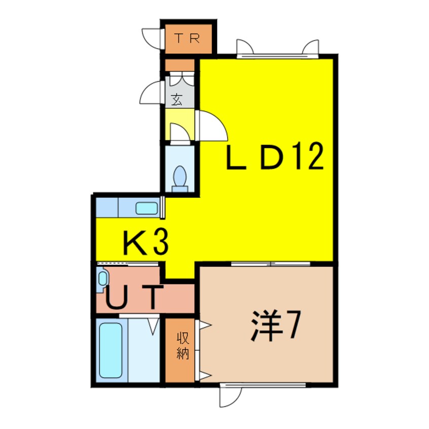 間取図 アジト末広