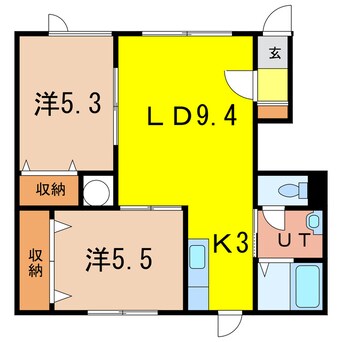 間取図 ポスコ旭町