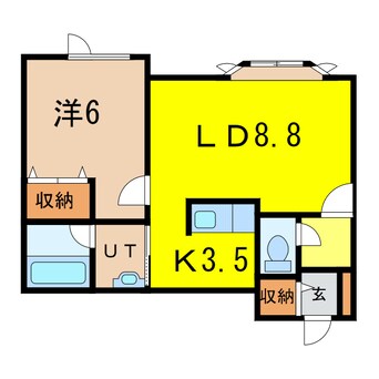 間取図 ディヴェールⅡ