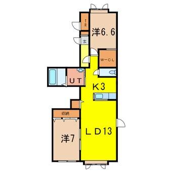 間取図 メゾン・ド・ルシャⅡ