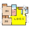 パリティー 2LDKの間取り