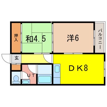 間取図 サンブリッジ川端