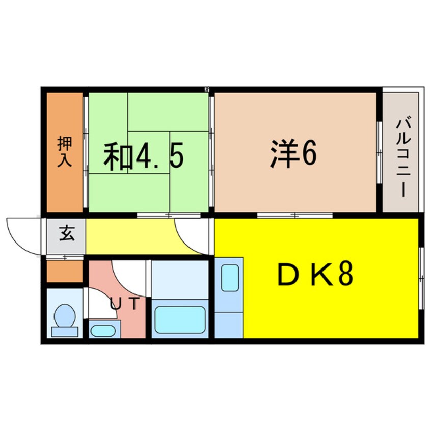 間取図 サンブリッジ川端