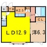 グレース近文Ａ 1LDKの間取り