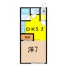 Com Ⅱ 1DKの間取り