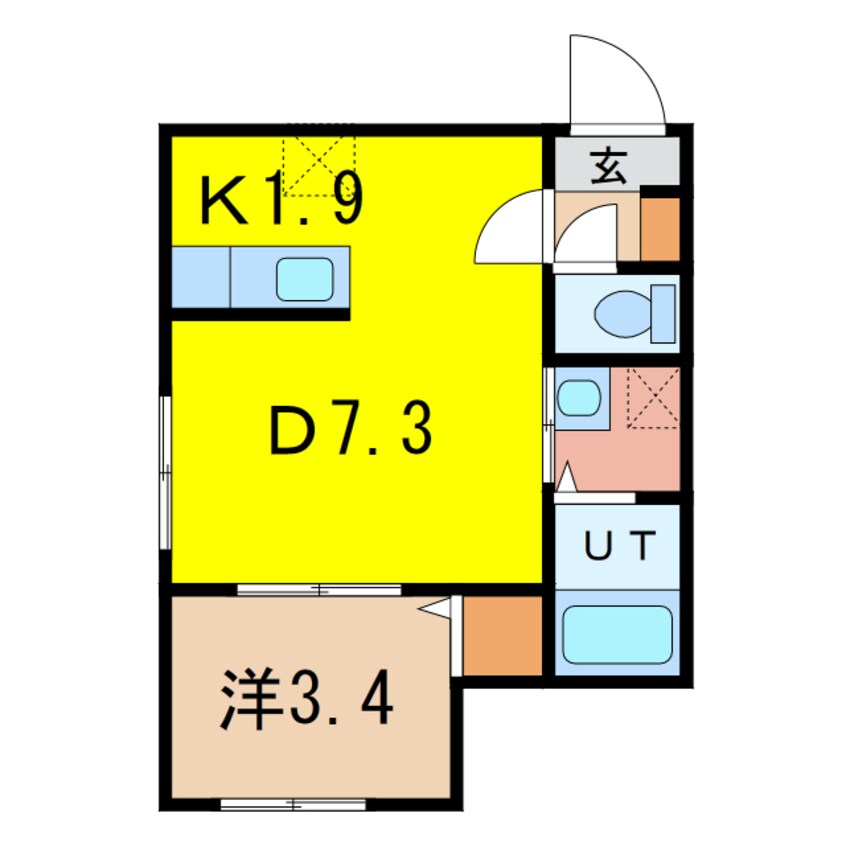 間取図 マリオット2条通