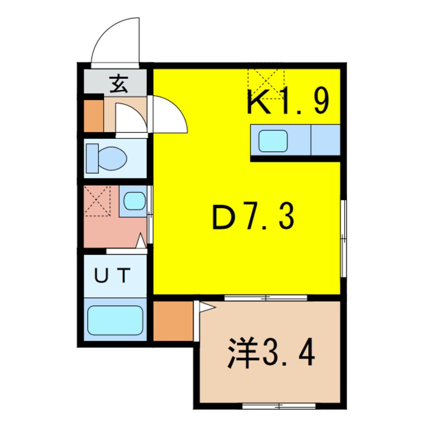 間取図 マリオット2条通