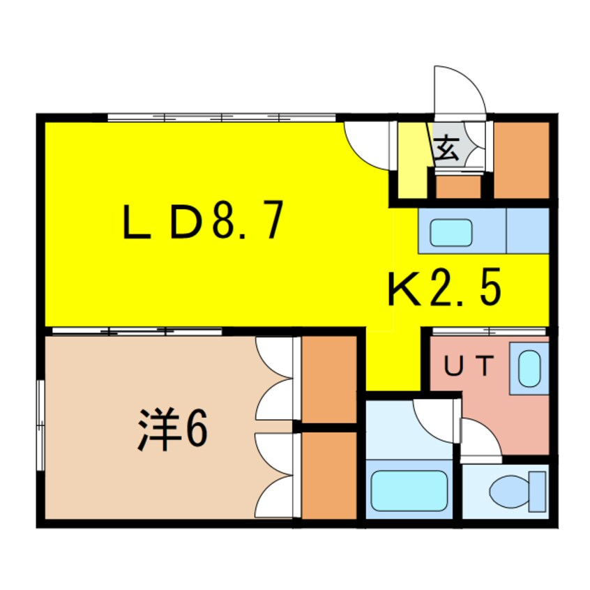 間取図 トワハウス南Ⅰ