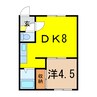 樋口マンションD 1LDKの間取り