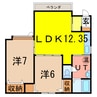 ポラリス 2LDKの間取り