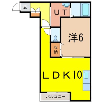 間取図 Agreable（ｱｸﾞﾚｱｰﾌﾞﾙ）