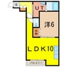 Agreable（ｱｸﾞﾚｱｰﾌﾞﾙ） 1LDKの間取り