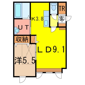 間取図 アベリア　A棟