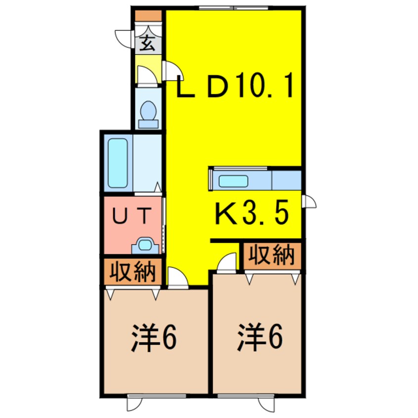 間取図 プレールⅡ