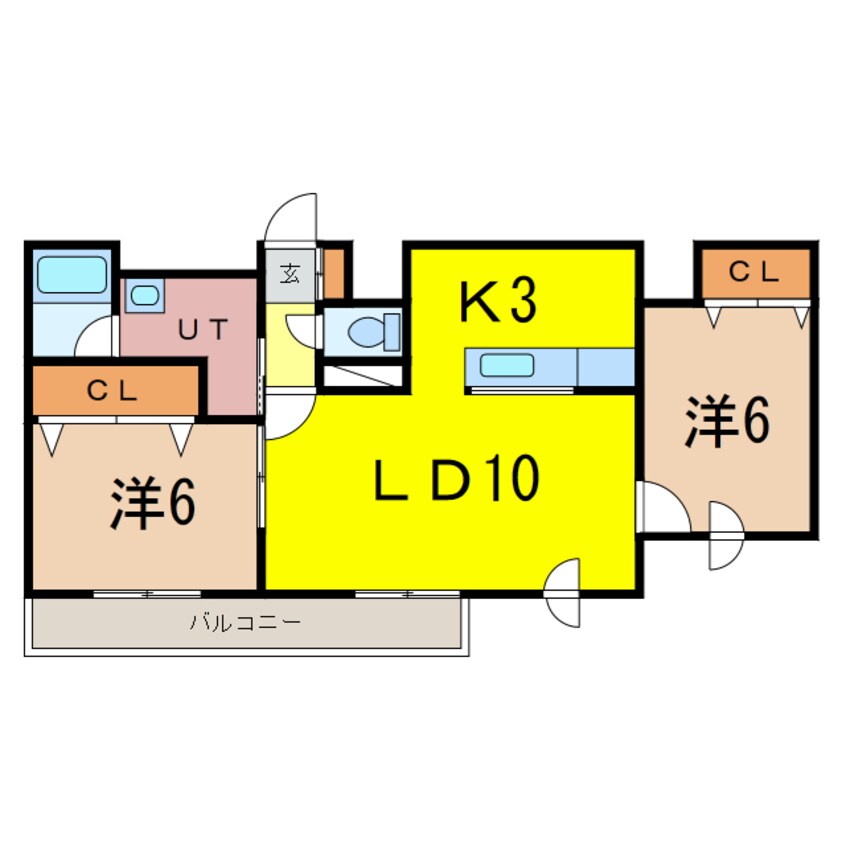 間取図 ＰＡＮＤＡ１９７３