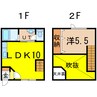 ＢＩＥＬＵⅢ 1LDKの間取り