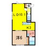 ＳＡＧＡＩ－ＴＩＤＡ 1LDKの間取り