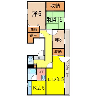 間取図 ビレッジハウス春光　１号棟