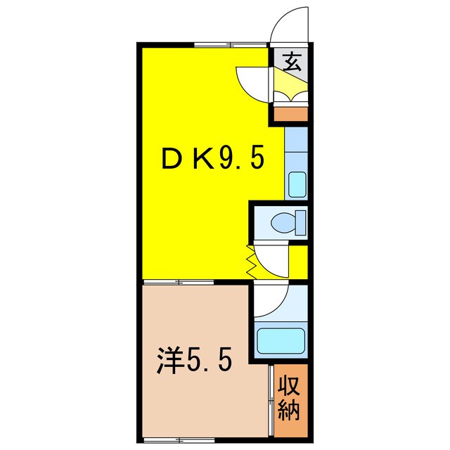 間取り図 コーポ順