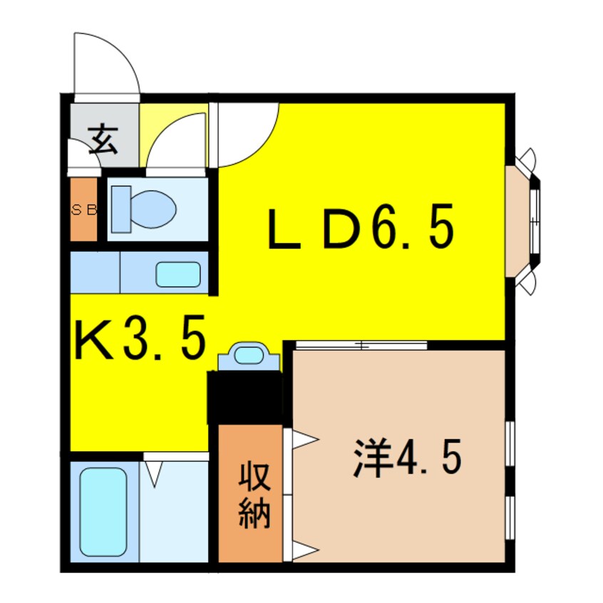 間取図 ロイヤルハープM