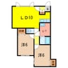 グランビア８・２０ 2LDKの間取り