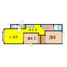 ノヴェル２・１５A 2LDKの間取り