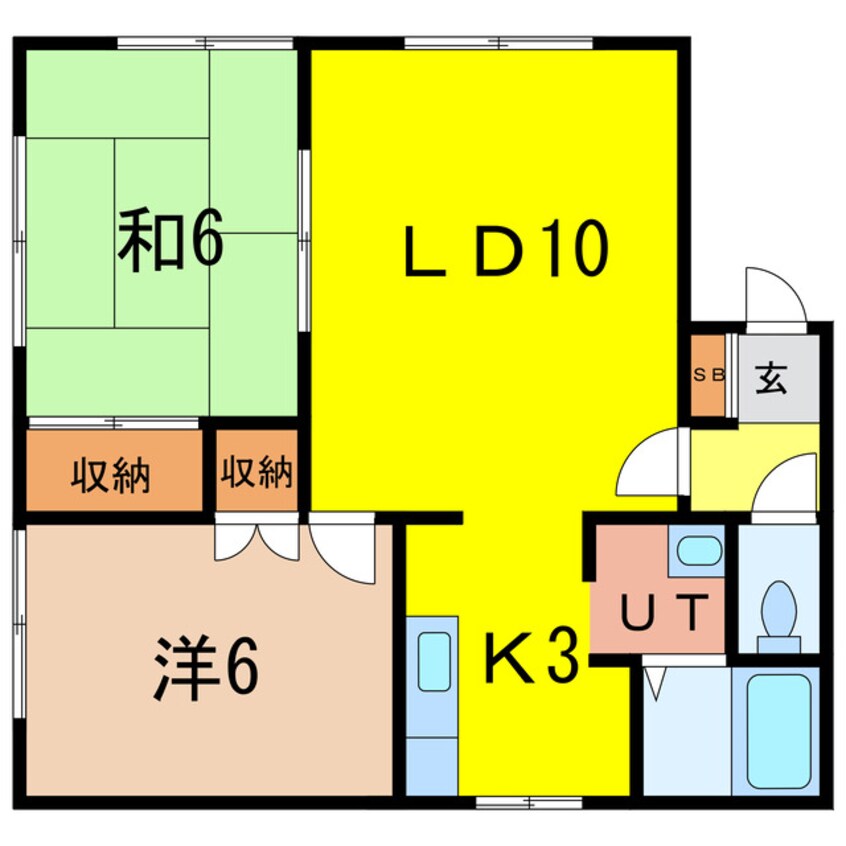 間取図 ライラックマンション