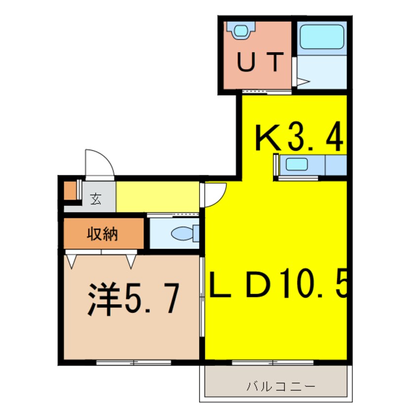 間取図 ハスコリオ東光