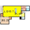 ハスコリオ東光 1LDKの間取り