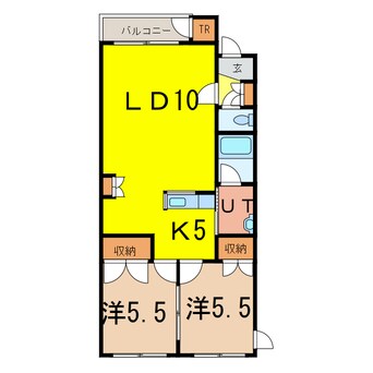 間取図 ピア神楽