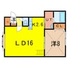 E-フローレス 1LDKの間取り