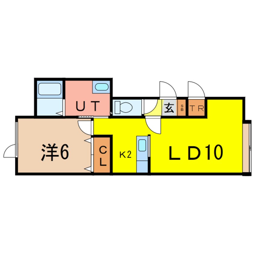 間取図 コルザ