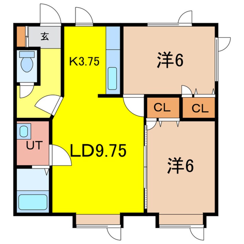 間取図 メゾン松田Ⅲ