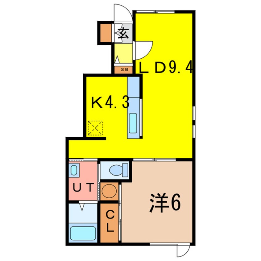 間取図 ラ・マトリスⅡ