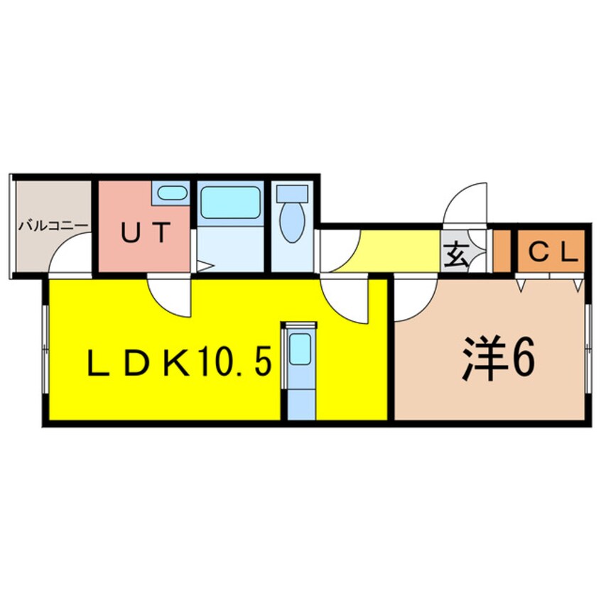 間取図 イーストコート