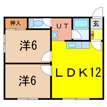 間取図 メゾン松田Ⅱ