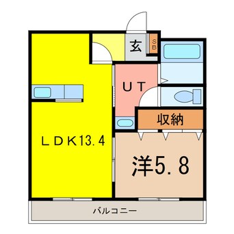 間取図 北彩都テラスＡ