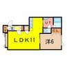 プリウス 1LDKの間取り